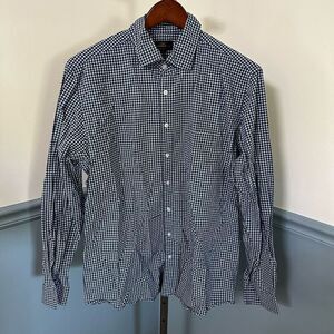 Rodd & Gunn Check Print Long Sleeve Vutton Down Shirt Plaid Size XL Woven in Ita